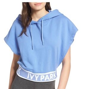 Beyoncé IVY PARK Cropped Blue Hoodie | Size M
